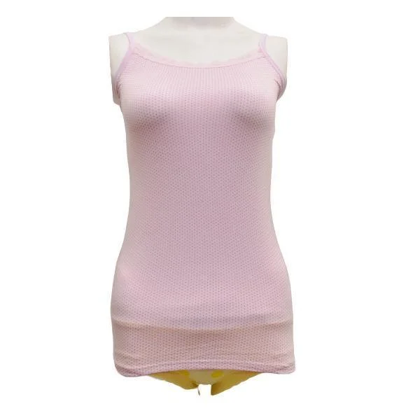 Soft & Stretchable Hip Length Cotton Dotted Camisole