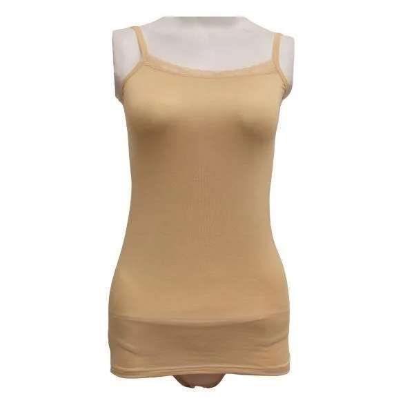 Free Size / Tan / Stretchable Cotton