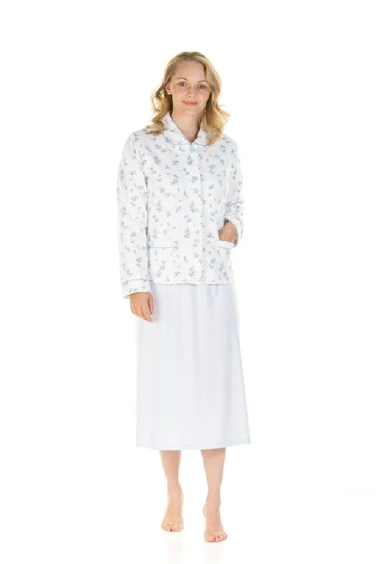 LA MARQUISE FLORAL FLANNEL BED JACKET 67447