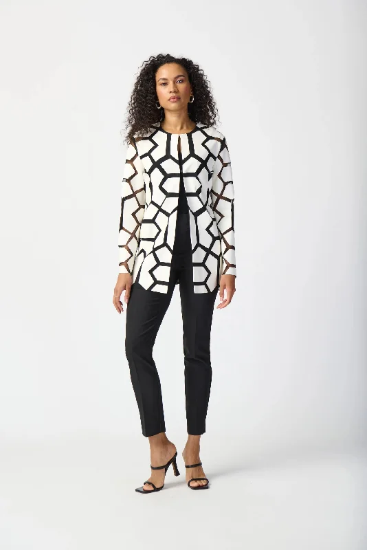 Joseph Ribkoff Geo Print Jacket