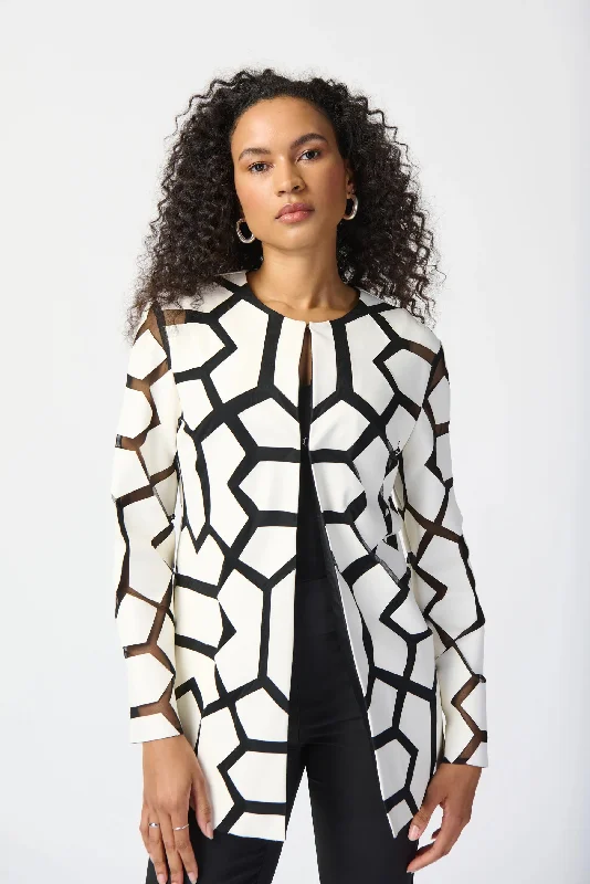 Joseph Ribkoff Geo Print Jacket