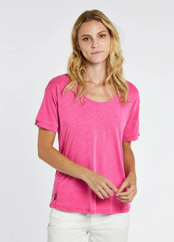 Cloyne Short Sleeved Top - Cerise