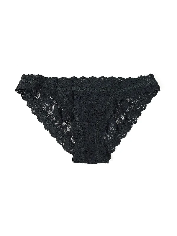 Signature Lace Brazilian Bikini Black