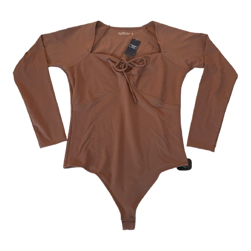 Brown Bodysuit Abercrombie And Fitch, Size L