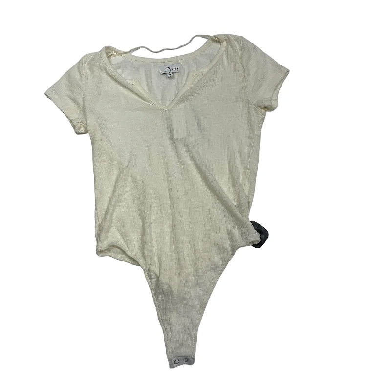 Cream Bodysuit True Craft, Size S