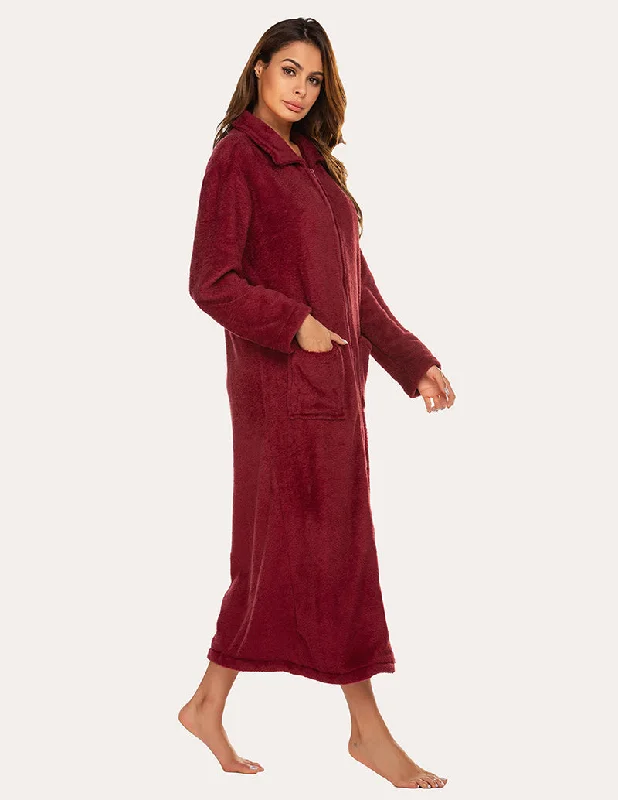 Ekouaer Long Warm Fleece Robe