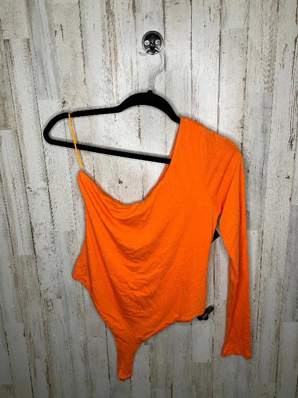 Orange Bodysuit Clothes Mentor, Size Xl