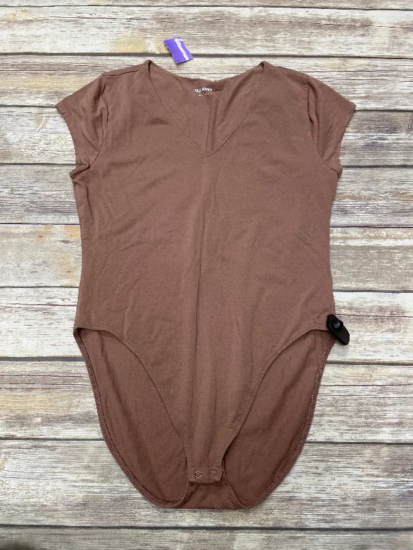 Tan Bodysuit Old Navy, Size Xl