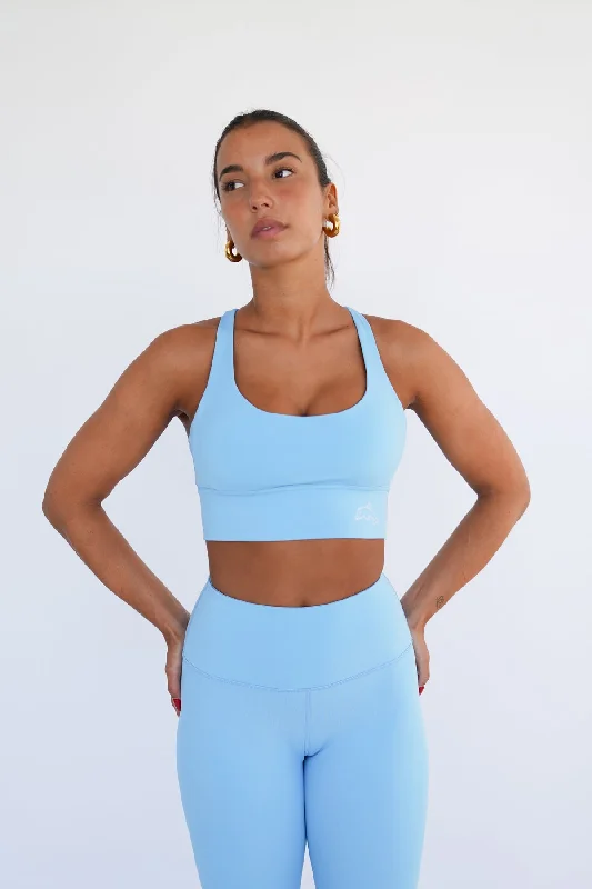 TOP CLASICO FIT PLANET AZUL CLARO