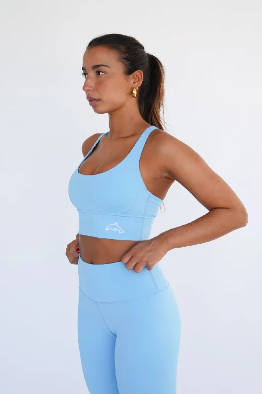 TOP CLASICO FIT PLANET AZUL CLARO