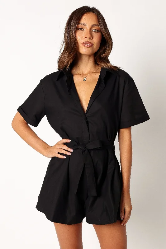 Arli Playsuit - Black