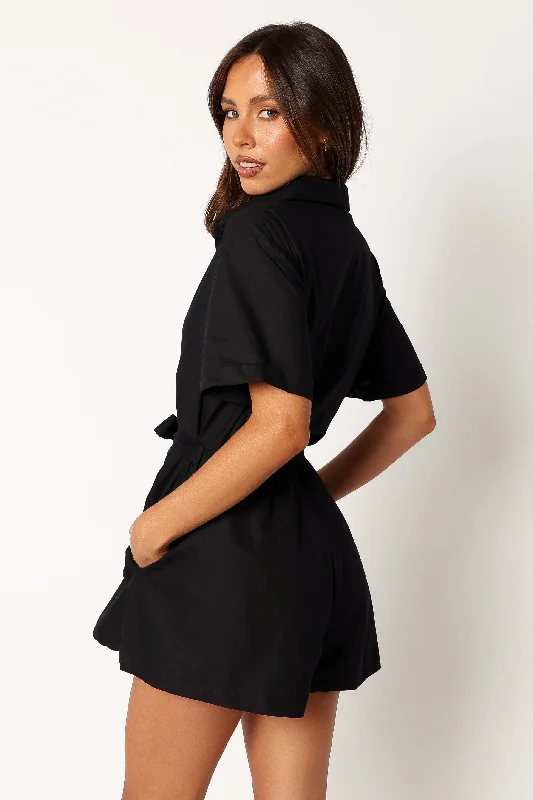 Arli Playsuit - Black