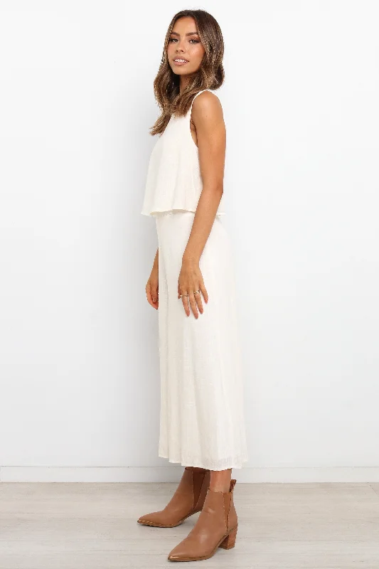 Femme Jumpsuit - White