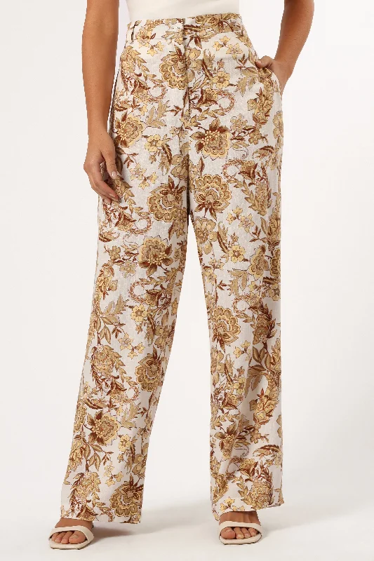 Gigi Printed Pant - Jelena