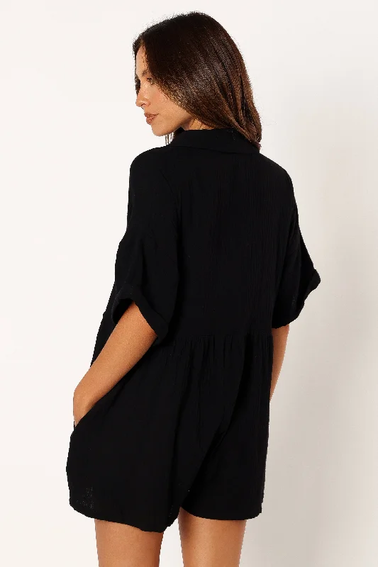 Winny Playsuit - Black